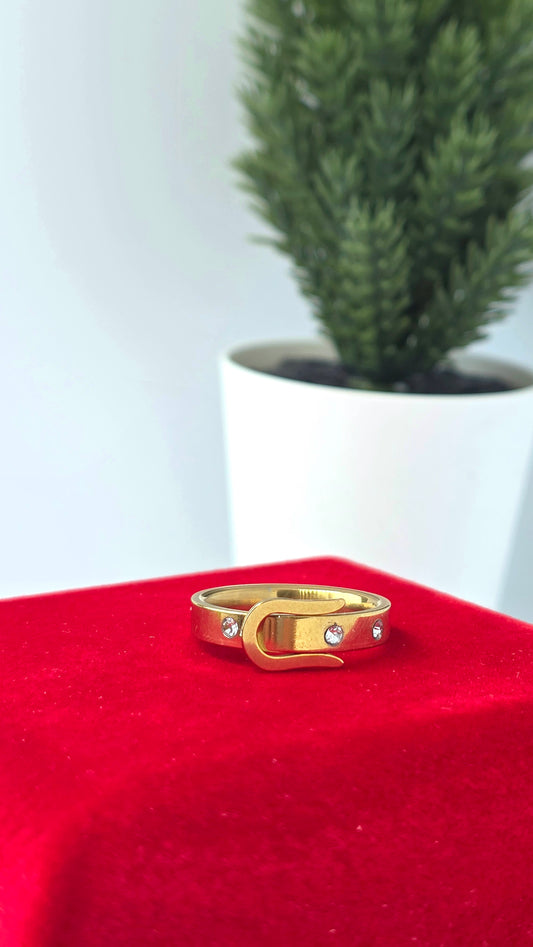 Buckle Detail Ring