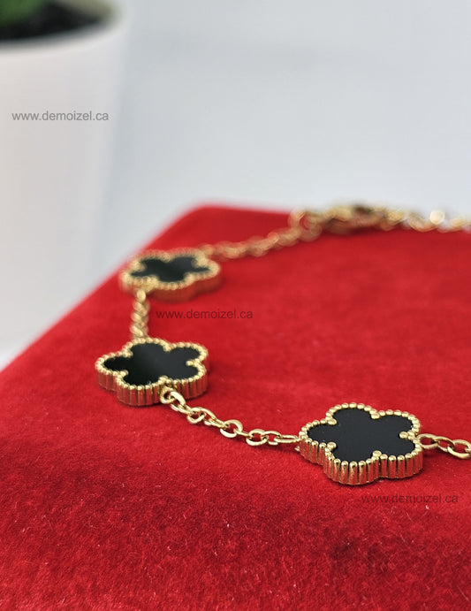 5-Leaf Clover Bracelet