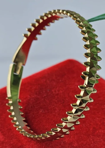 Studded Pyramid Cuff Bracelet