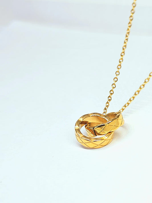 Intertwined Elegance Knot Necklace