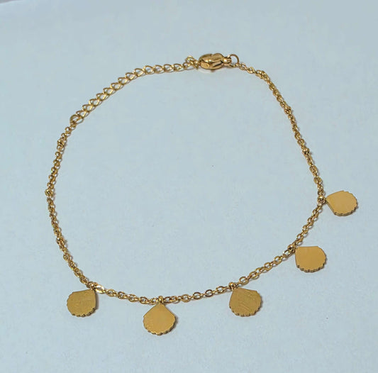Elegant Shell Charm Anklet